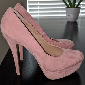 Lauren Conrad light pink pumps